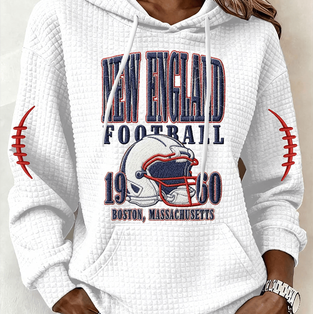New England Football 1960 Hoodie Patriotic Boston Football Merch New England Patriots Clothing