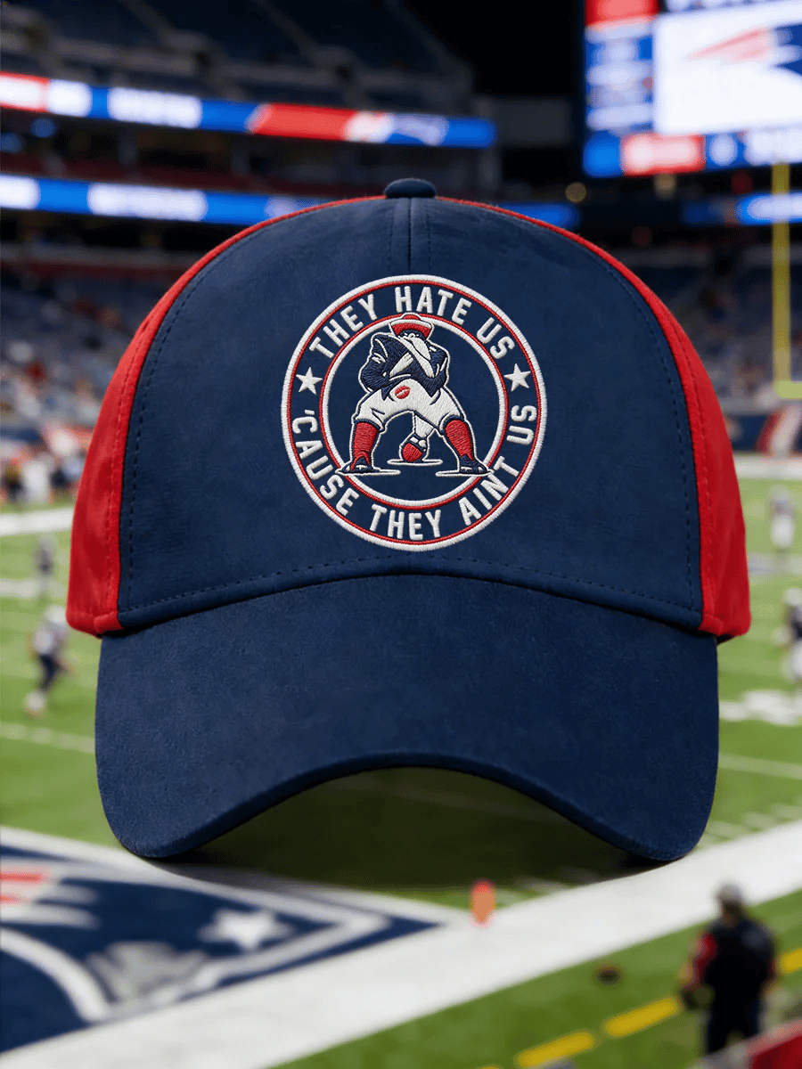 New England Football Embroidered Hat Forever NE Patriots Merch Go Pats Hat Gifts For Fans