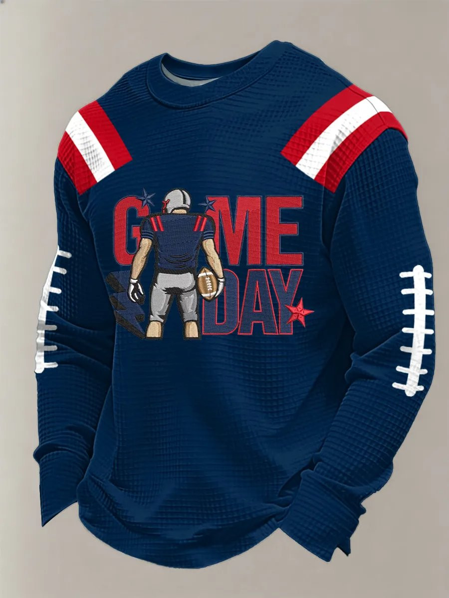 New England Football Game Day Long Sleeve Shirt NE Patriots Merch New England Pride Shirt Navy