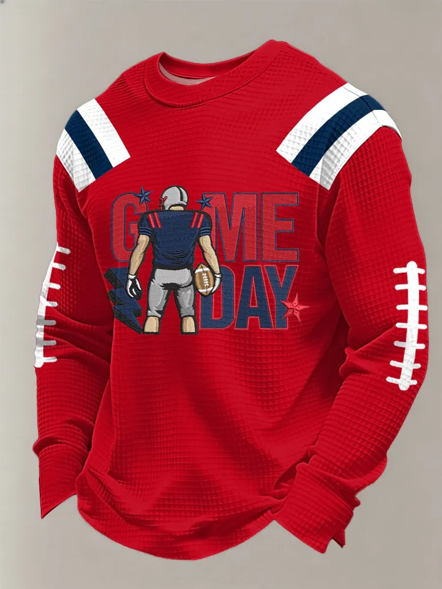 New England Football Game Day Long Sleeve Shirt NE Patriots Merch New England Pride Shirt Red