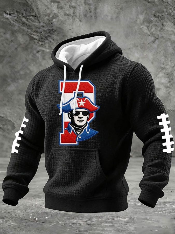 New England Football Hoodie Black Game Day NE Clothing Football Gifts For Men