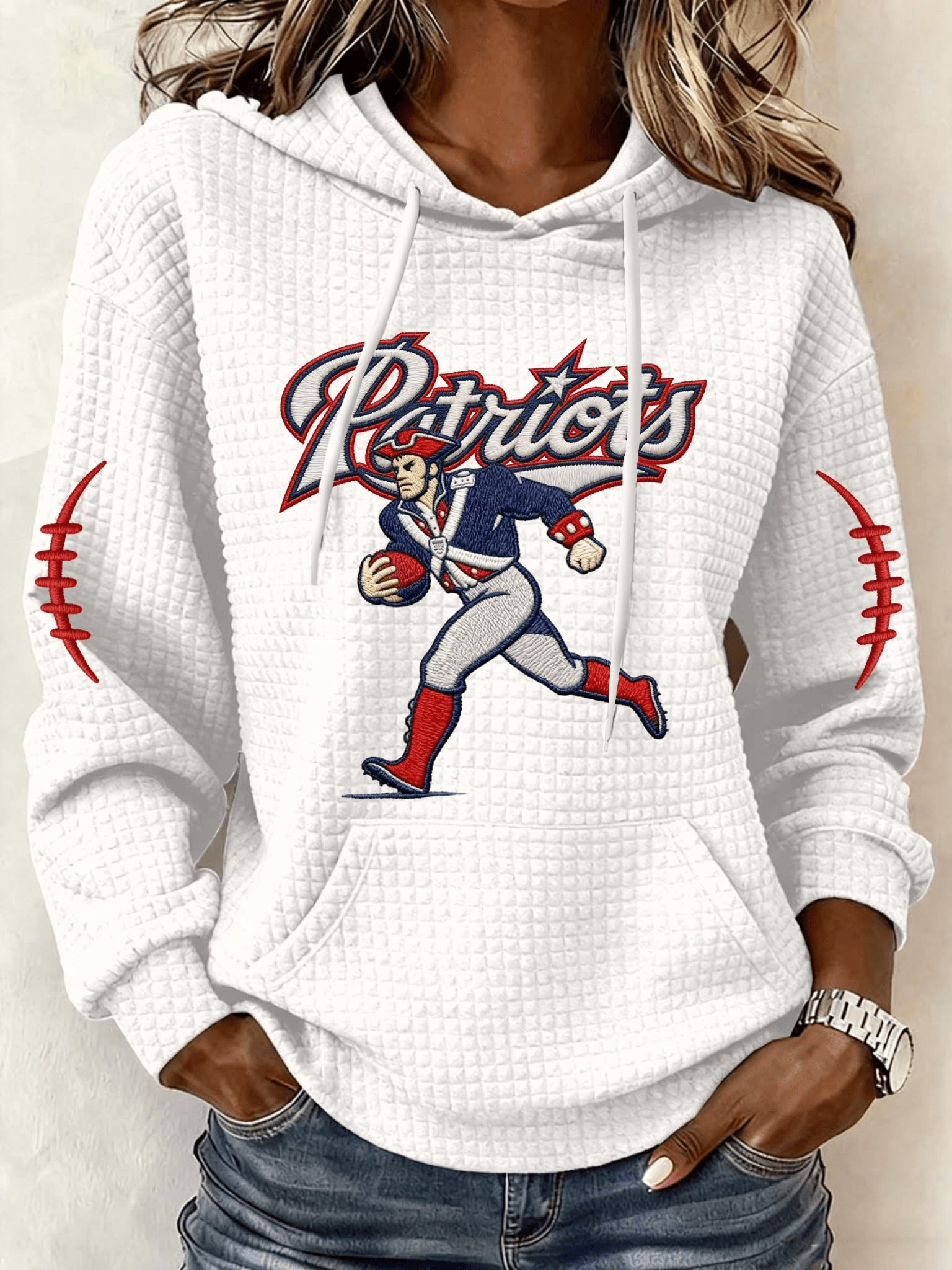 New England Football Hoodie Forever NE Hoodie Patriots Merch Presents For Football Fans