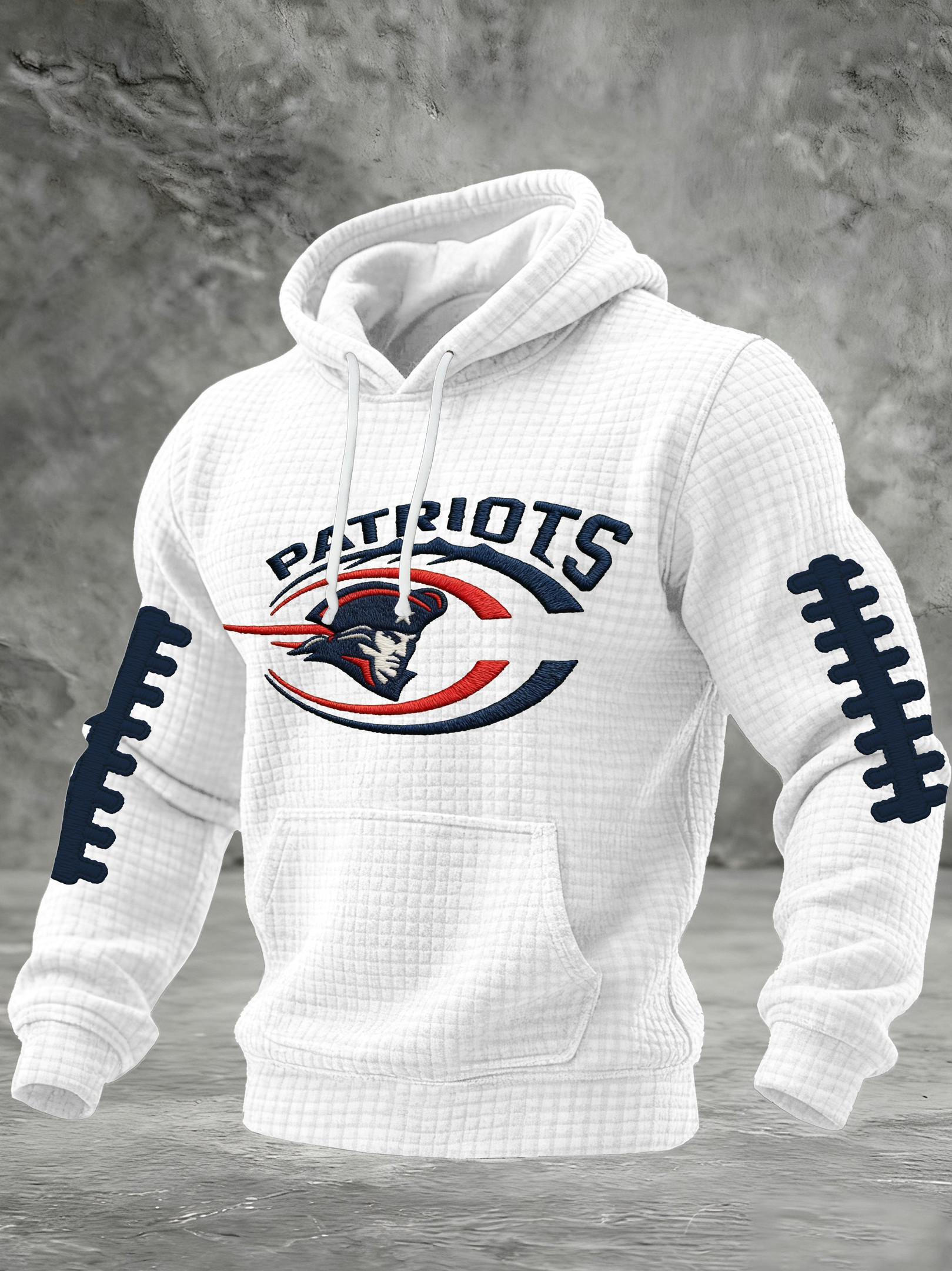 New England Football Hoodie NE Pride Game Day Apparel White Gifts For New England Football Fans