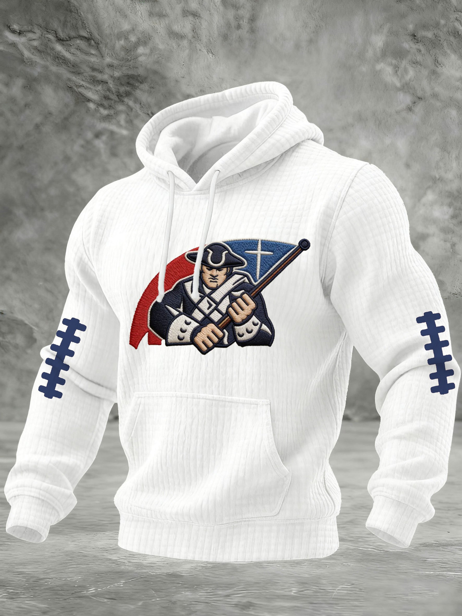 New England Football Hoodie NE Pride Game Day Hoodie White New England Football Fans Gifts