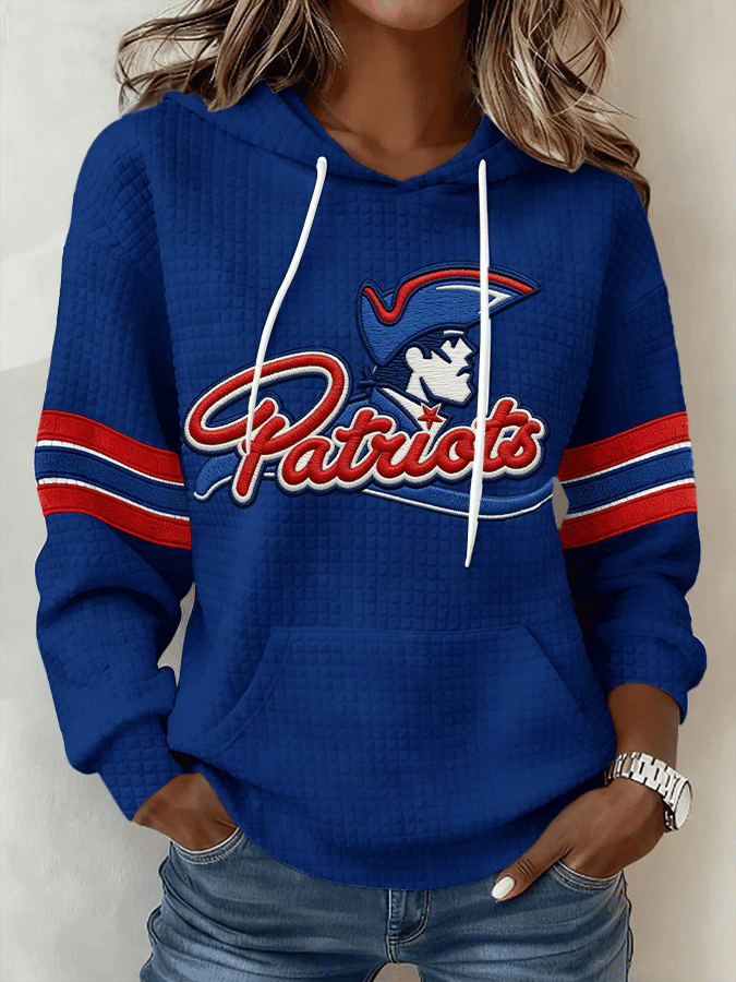 New England Football Hoodie New England Pride Game Day Hoodie Blue NEP Merch Gifts For Wife