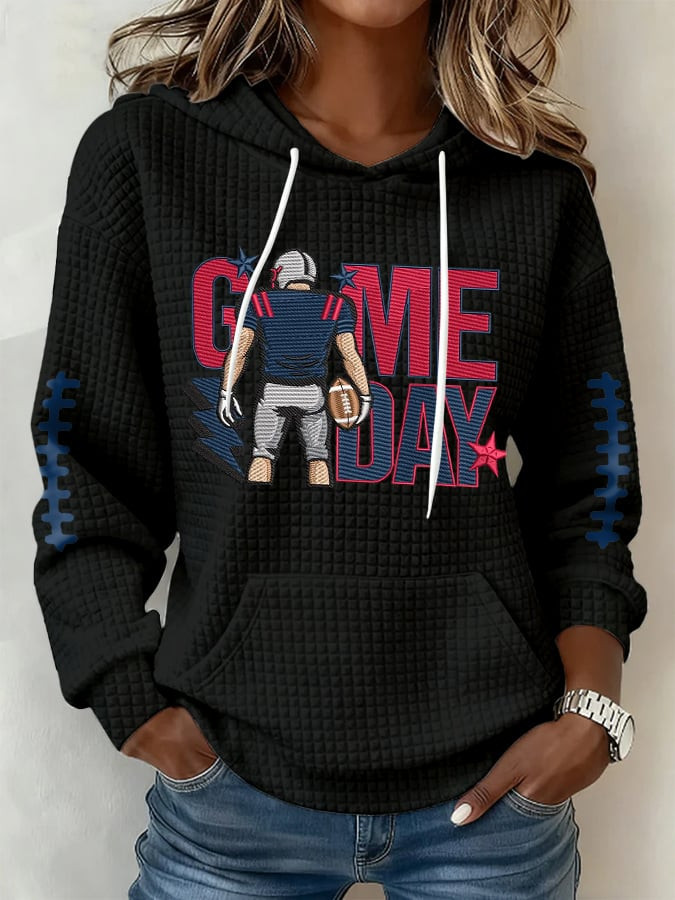 New England Football Hoodie New England Pride Patriots Merch Game Day Clothes Gift For Her