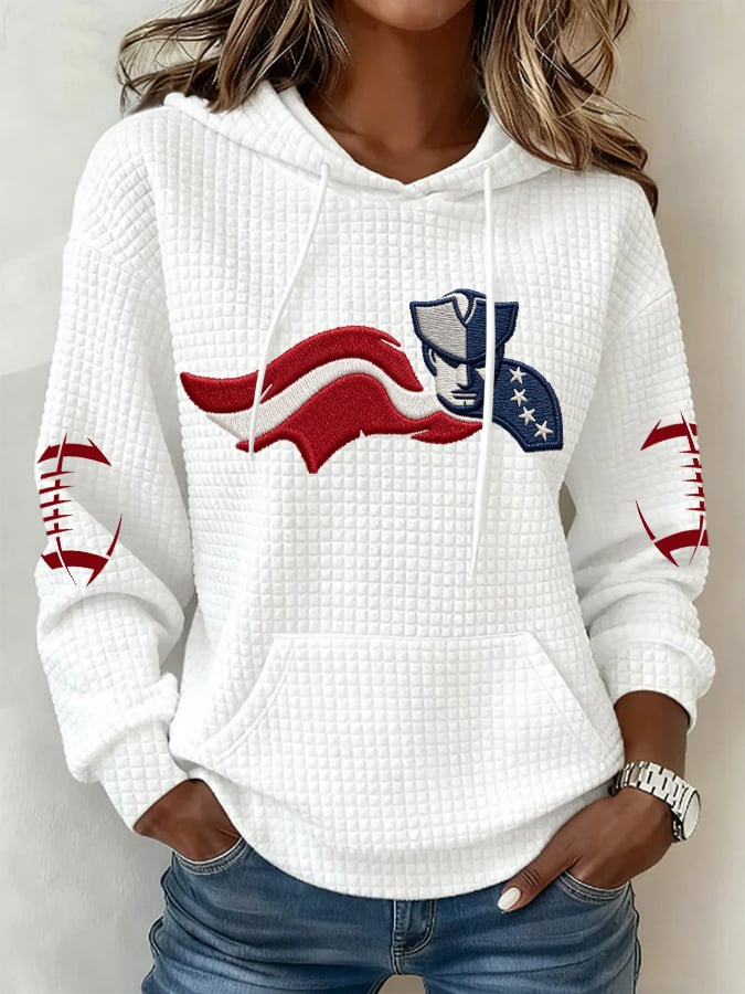 New England Football Hoodie New England Strong Game Day Clothing White NEP Merch Wife Gifts New England Football Hoodie New England Strong Game Day Clothing White NEP Merch Wife Gifts