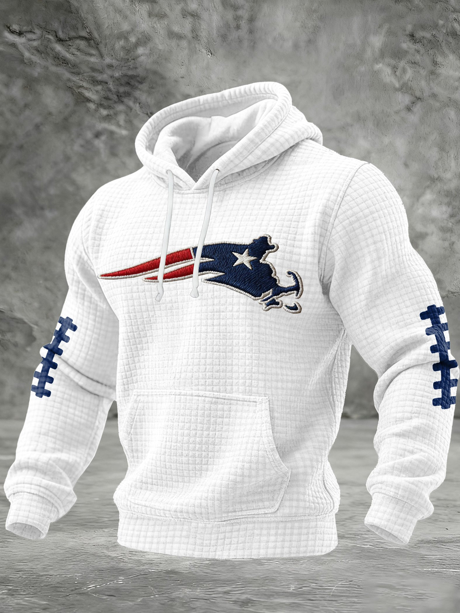 New England Football Hoodie White New England Pride Game Day Hoodie Gifts For Football Fan New England Football Hoodie White New England Pride Game Day Hoodie Gifts For Football Fan