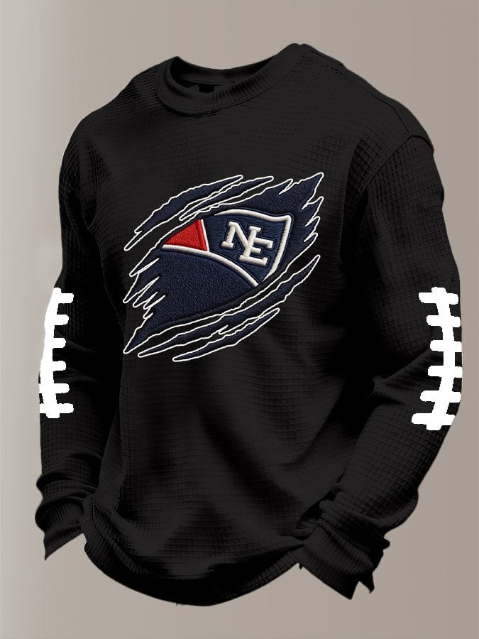 New England Football Long Sleeve Shirt NE Patriots Merch New England Pride Game Day Shirt Black