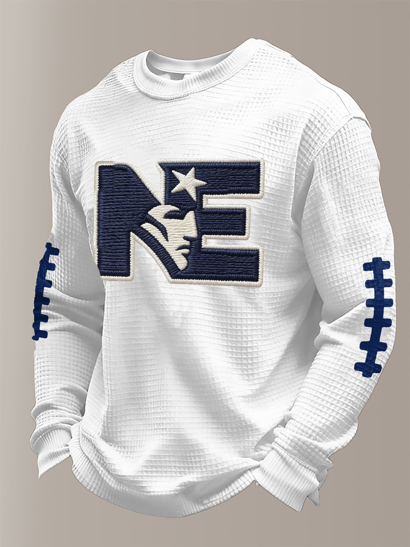 New England Football Long Sleeve Shirt NE Pride Game Day Clothes White Gifts For Brother