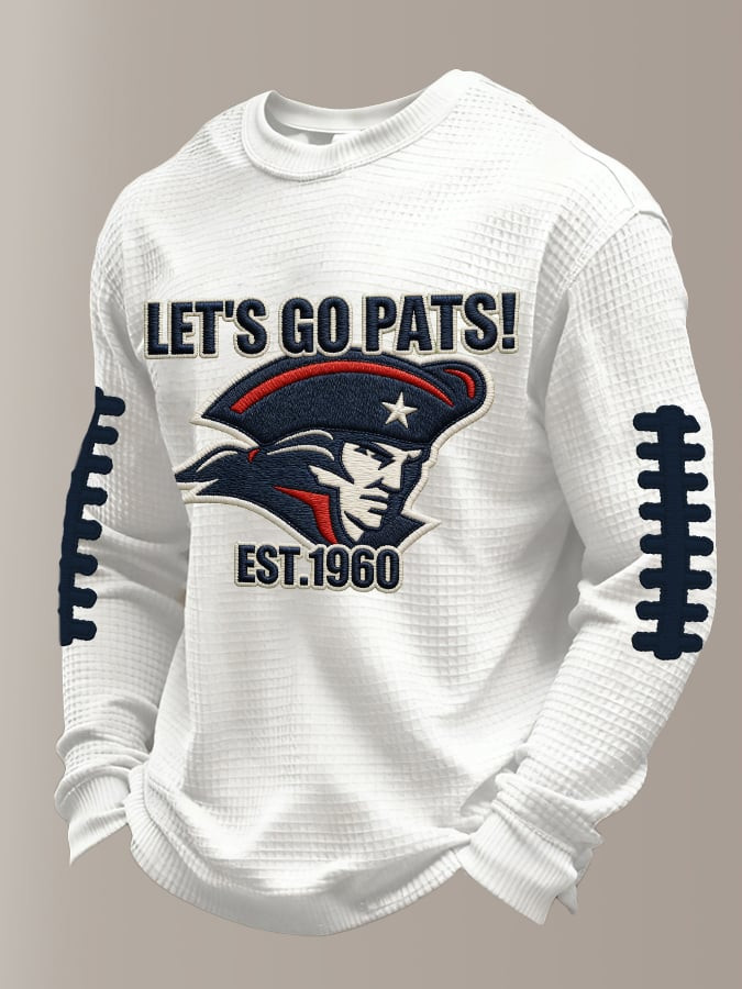 New England Football Long Sleeve Shirt NE Pride Shirt White New England Football Fans Gifts