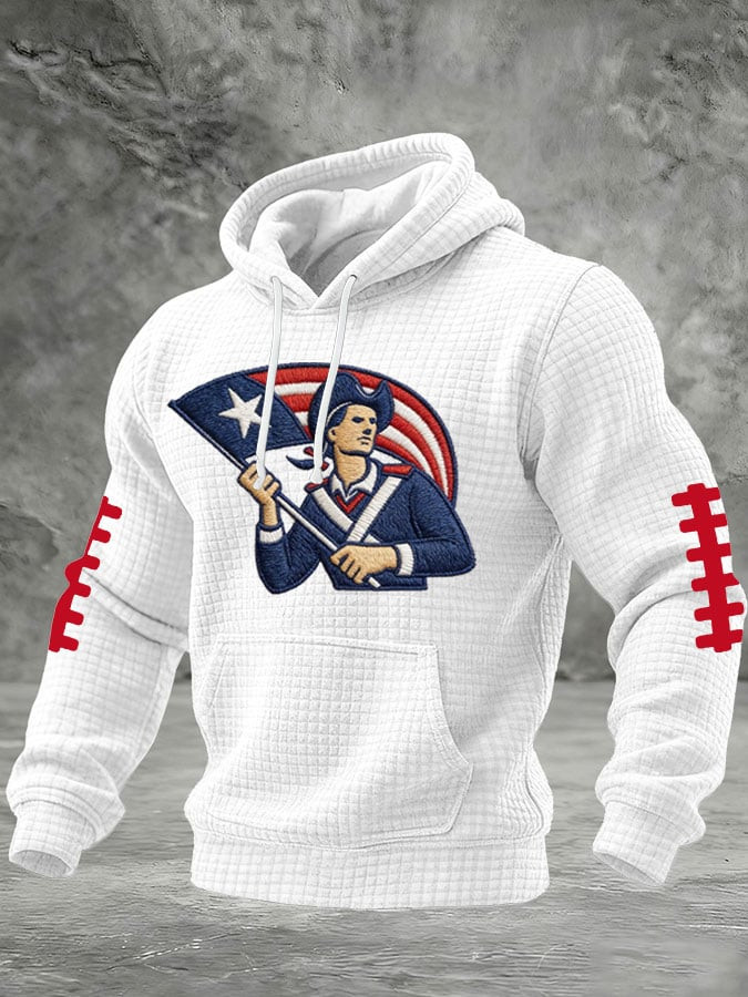 New England Football NE Hoodie Game Day Clothes White New England Pride Gifts For Him