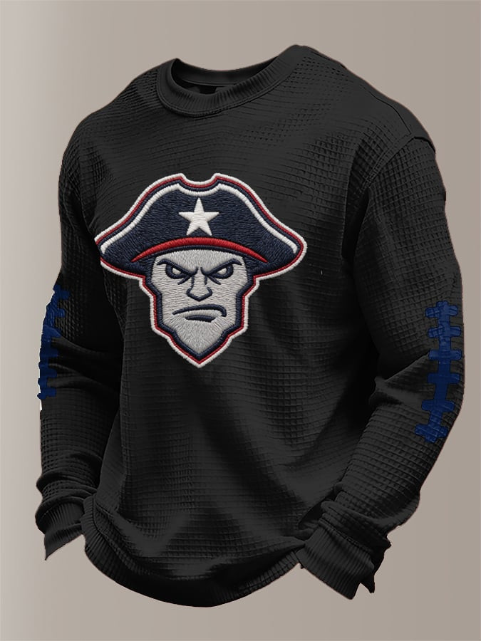 New England Football NE Long Sleeve Shirt New England Pride Apparel Black Game Day Merch