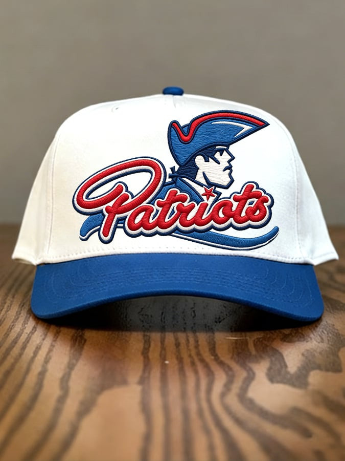 New England Football NEP Hat Embroidered NE Patriots Merch Game Day Hat Gifts For Fans