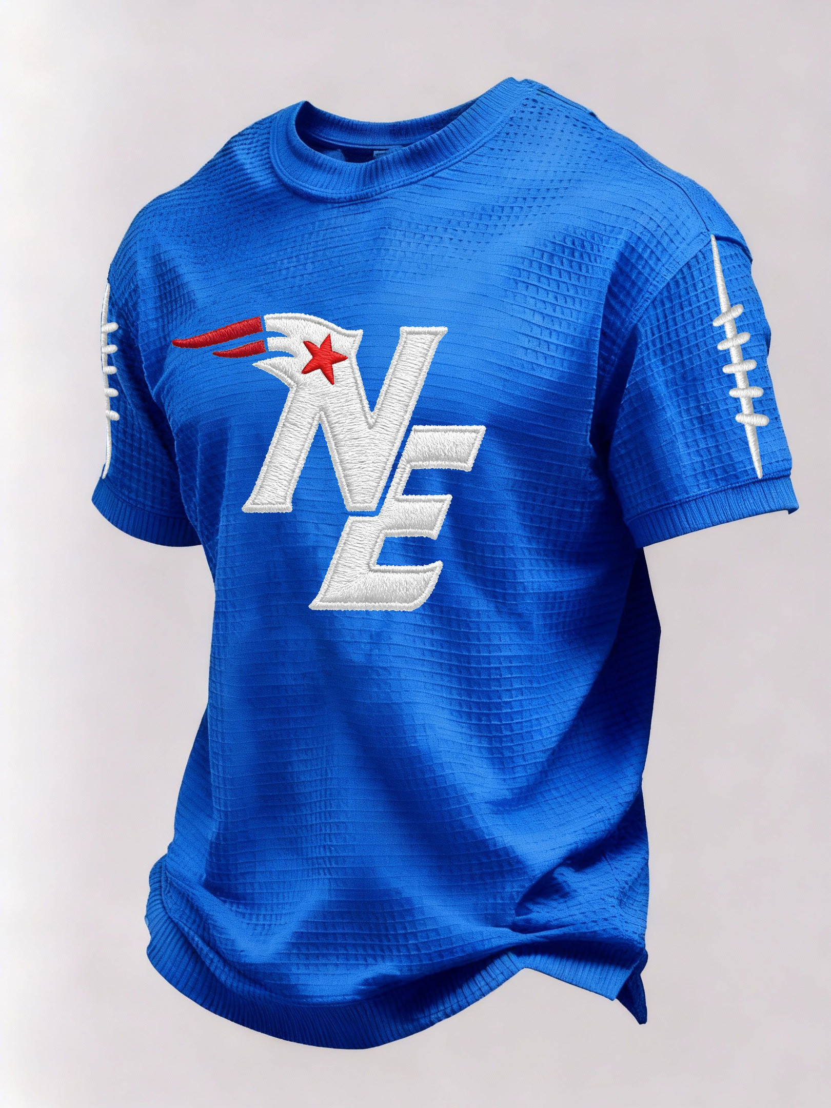 New England Football Shirt NE Pride Game Day Clothes Blue Gifts For Son In Law