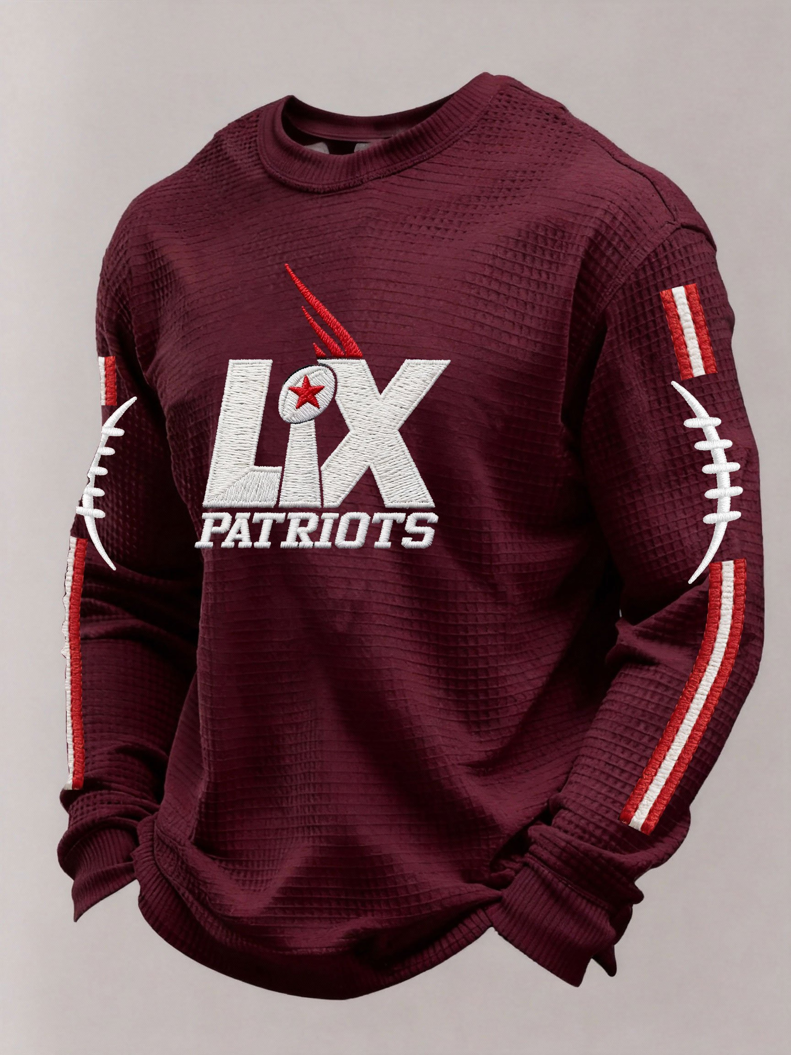 New England Football Super Bowl Long Sleeve Shirt Game Day Patriots Merch Gifts For Dad