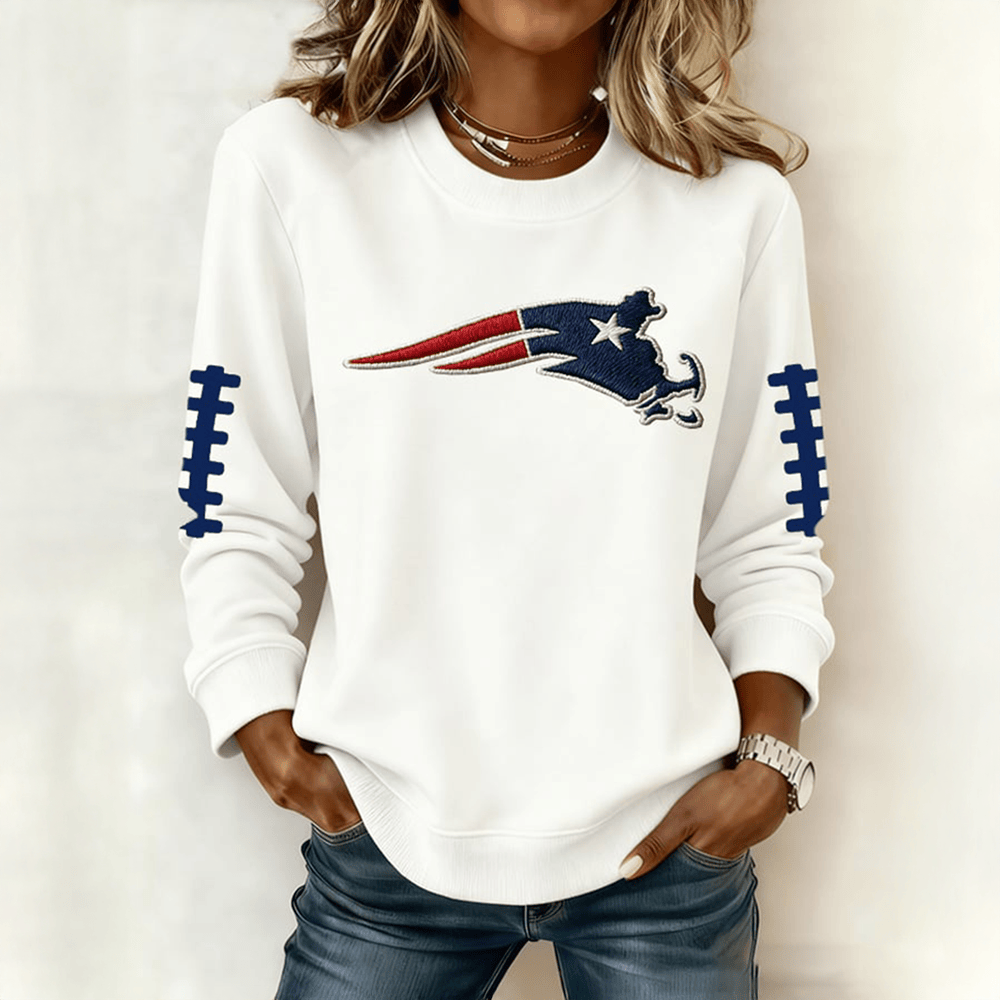 New England Football Sweatshirt Game Day Clothing Patriots Nation Gift Ideas