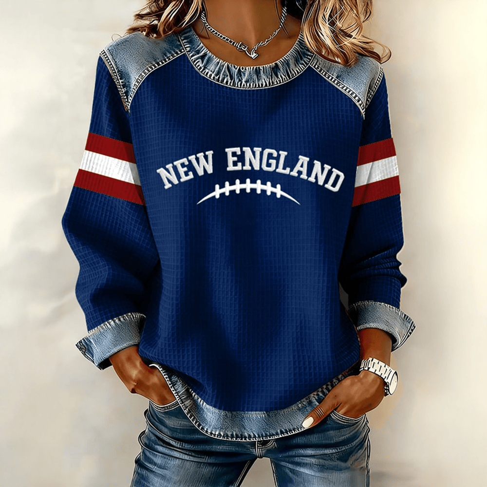 New England Football Sweatshirt Game Day Football Apparel Pats Nation Present