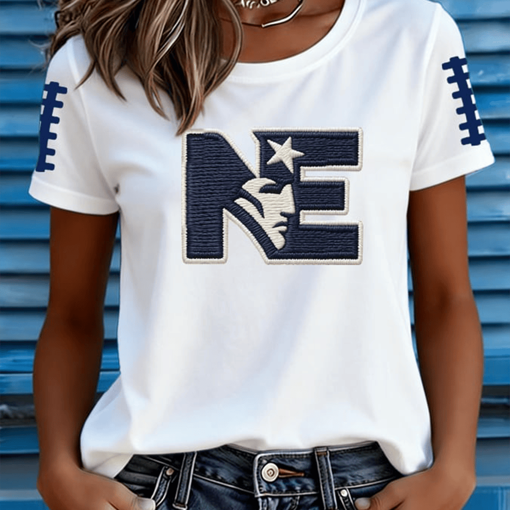 New England Football T-Shirt Patriots Football Clothes Gift Ideas For Fans