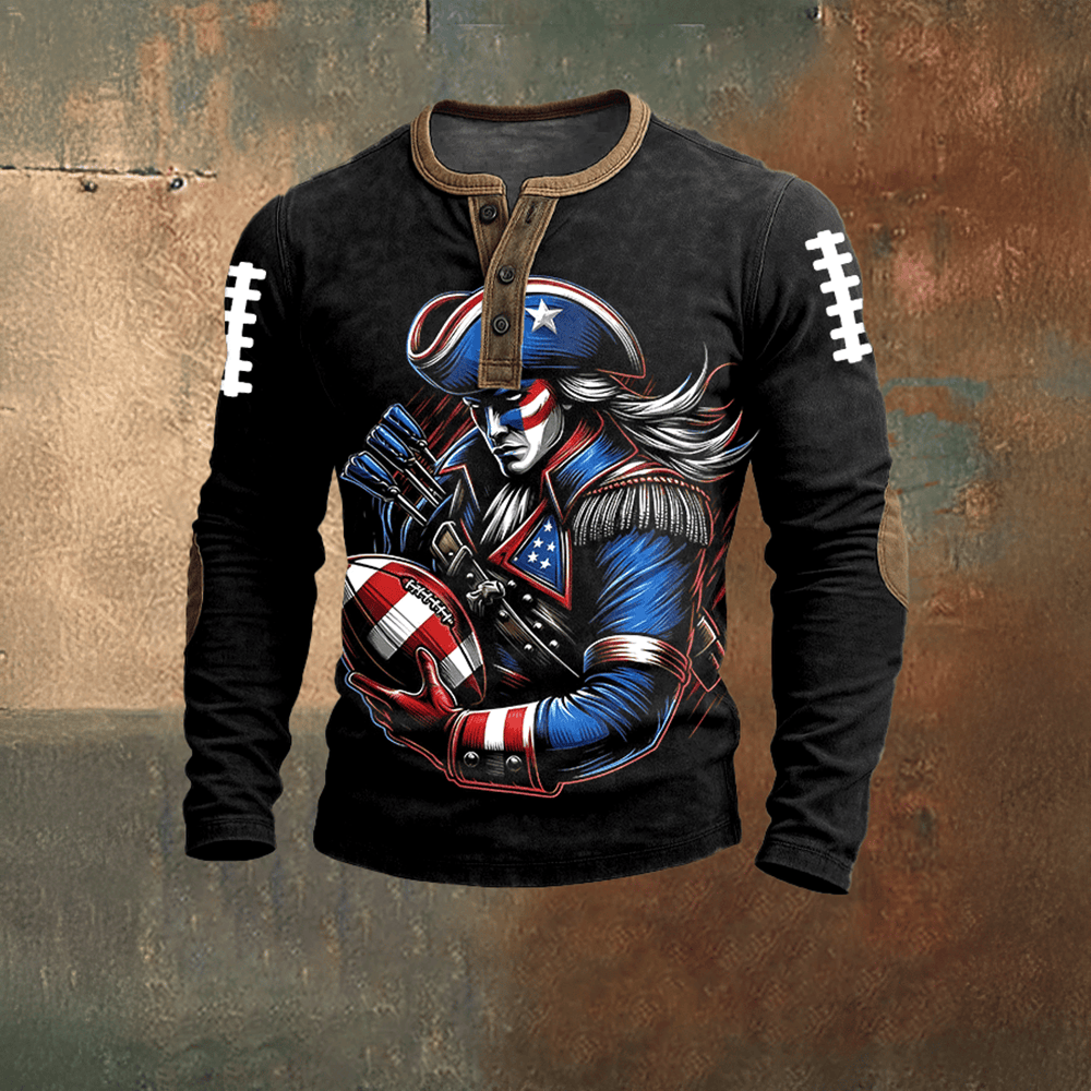 New England Patriots Button Long Sleeve Shirt Patriots Football Merch Present For Fans