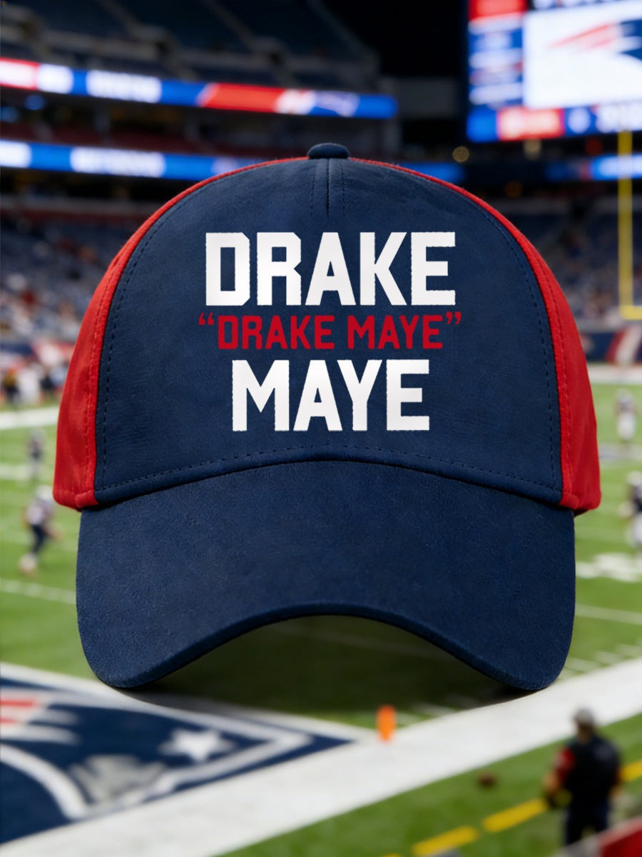 New England Patriots Drake Maye Hat NE Patriots Baseball Cap Gifts Idea For Football Fans