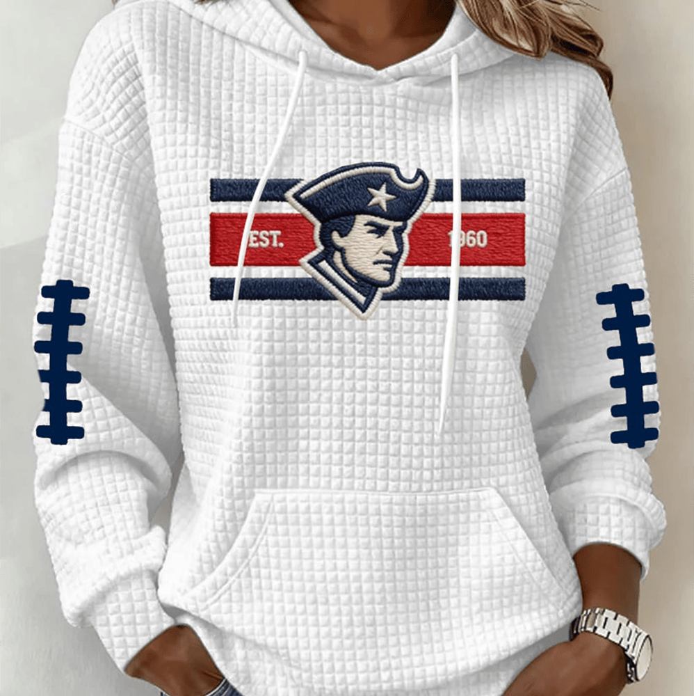 New England Patriots Est 1960 Hoodie Game Day Football Merch Fan Gear