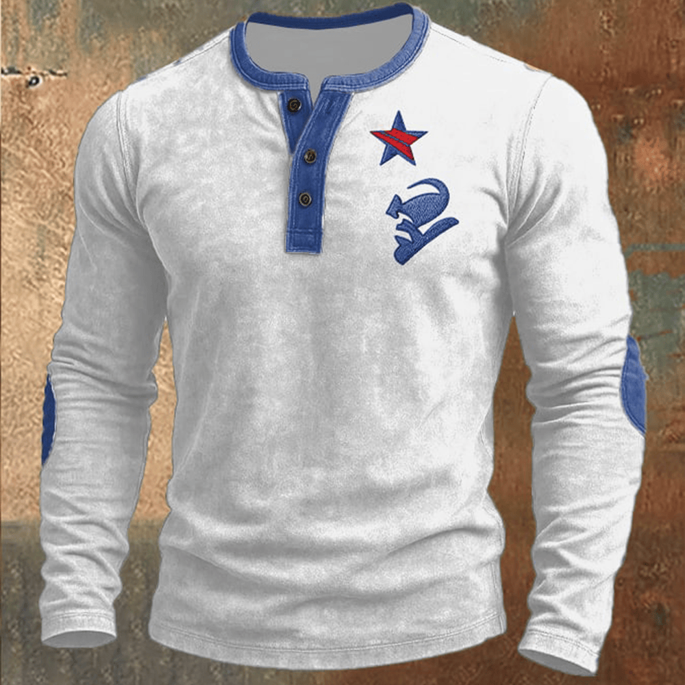 New England Patriots Football Button Long Sleeve Shirt Game Day Merch Gift For Him