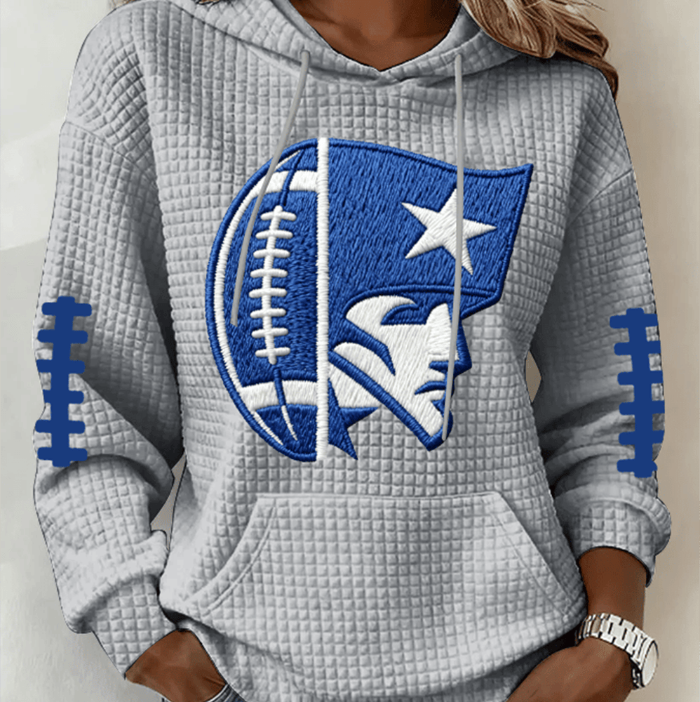 New England Patriots Football Hoodie Game Day Apparel New England Patriots Merch