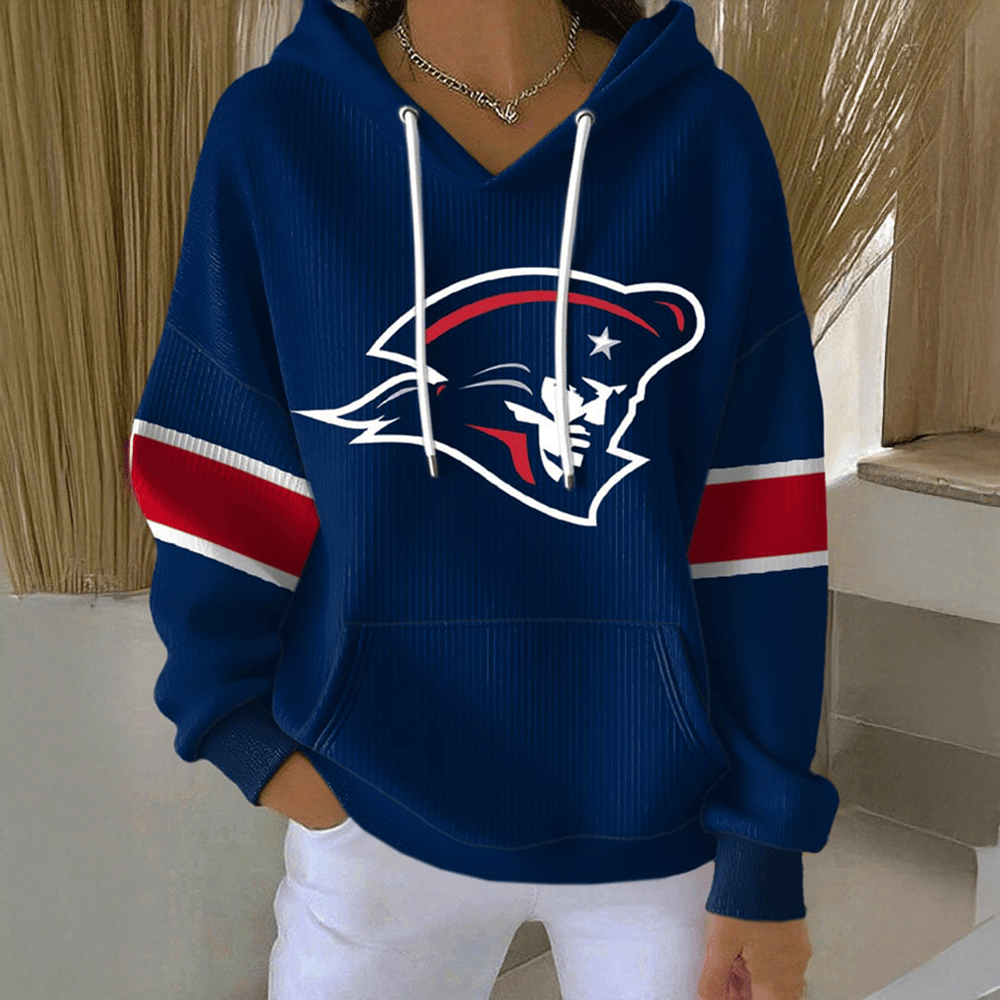 New England Patriots Football Hoodie Game Day Football Apparel Cool Gift For Women