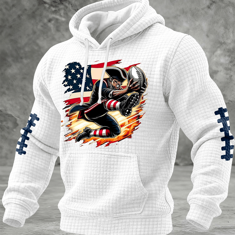 New England Patriots Football Hoodie Game Day Football Apparel Gift For Husband