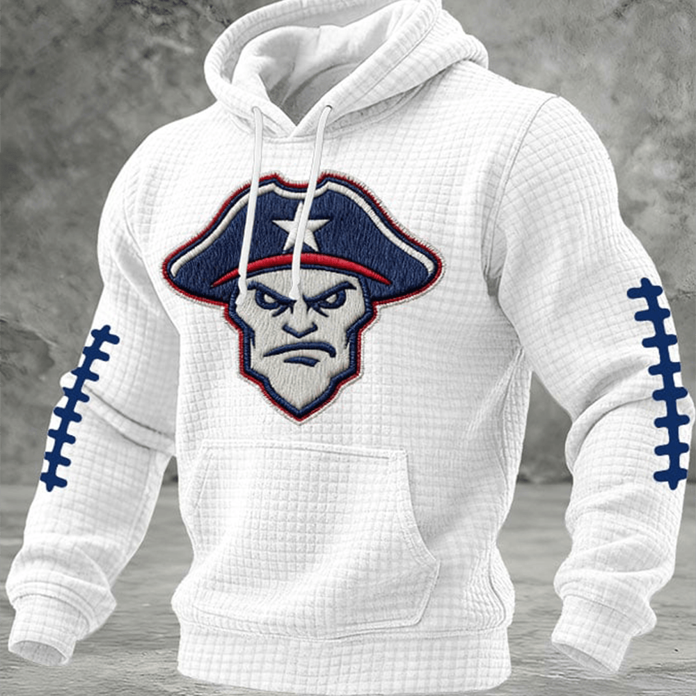 New England Patriots Football Hoodie Game Day Hooded Sweatshirt Patriots Fan Gift