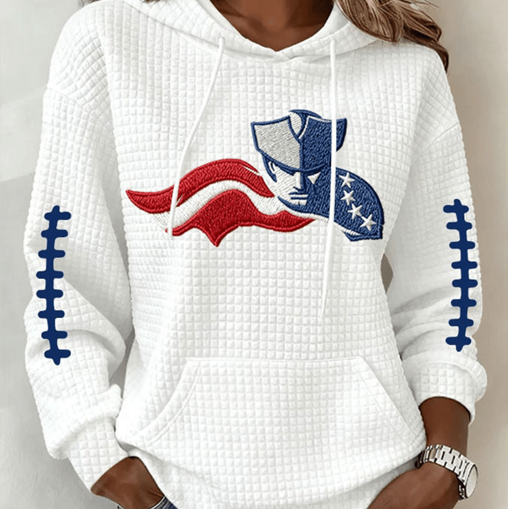 New England Patriots Football Hoodie New England Patriots Merch Football Apparel
