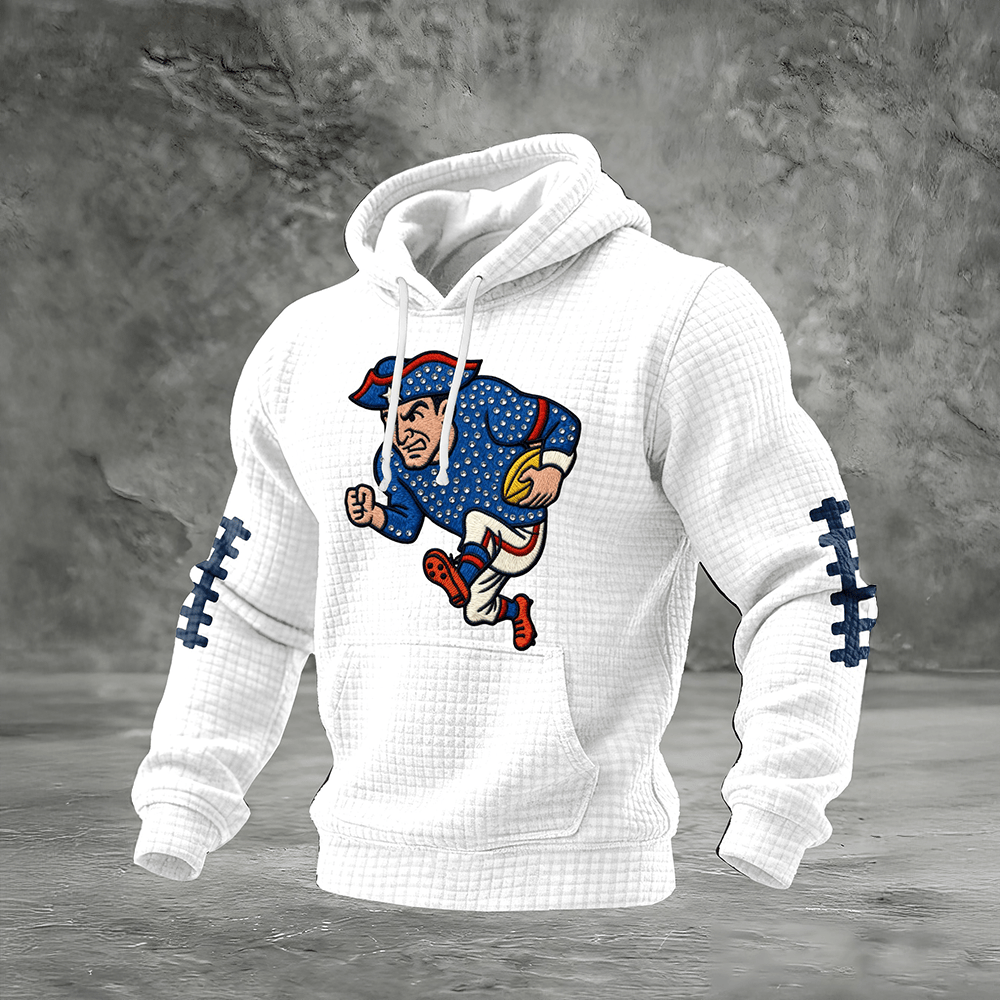 New England Patriots Football Hoodie Patriots Football Apparel Gift For Boyfriend