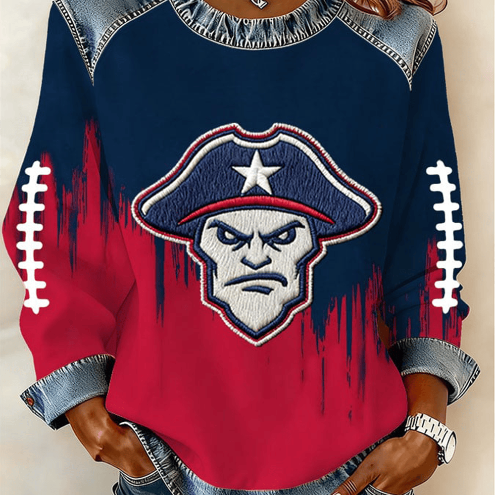 New England Patriots Football Sweatshirt Game Day Football Clothing Present For Fans