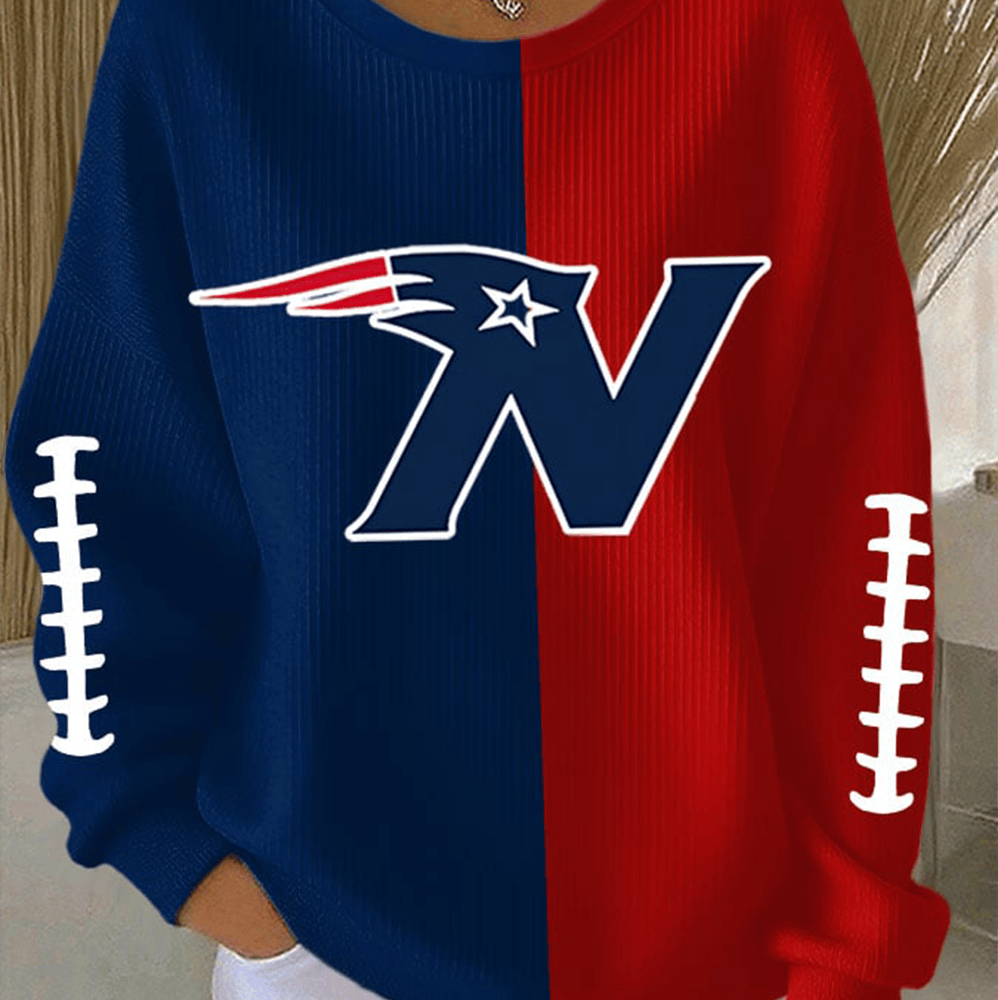 New England Patriots Football Sweatshirt Game Day Merch New England Patriots Fan Gift