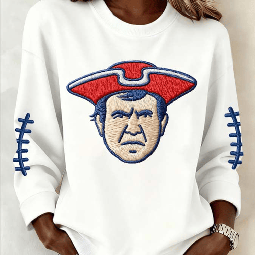 New England Patriots Football Sweatshirt Game Day Merchandise Fan Gear