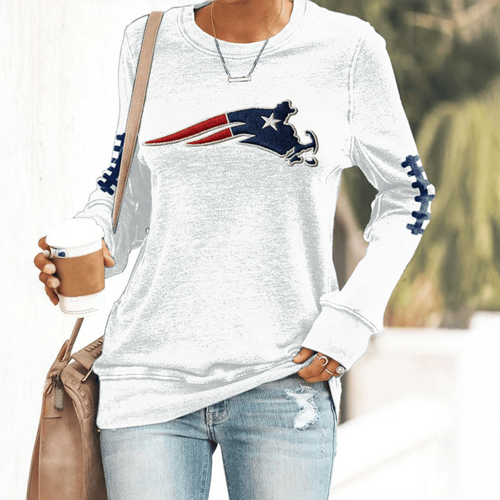 New England Patriots Football Sweatshirt Patriots Football Merch Cool Gift For Her