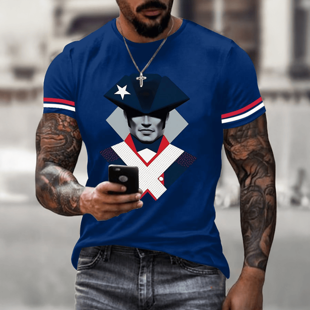 New England Patriots Football T-Shirt Game Day New England Football Clothes Best Gift Ideas