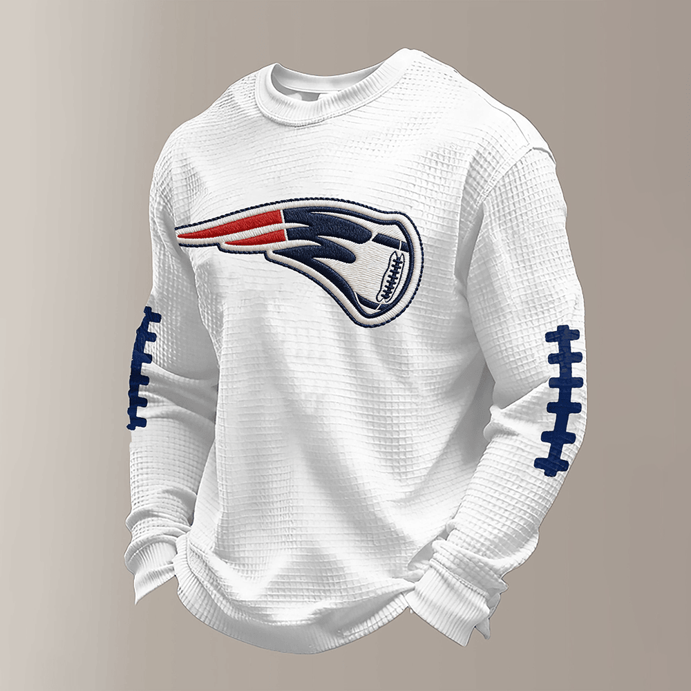 New England Patriots Long Sleeve Shirt Game Day Football Apparel Game Day Gear