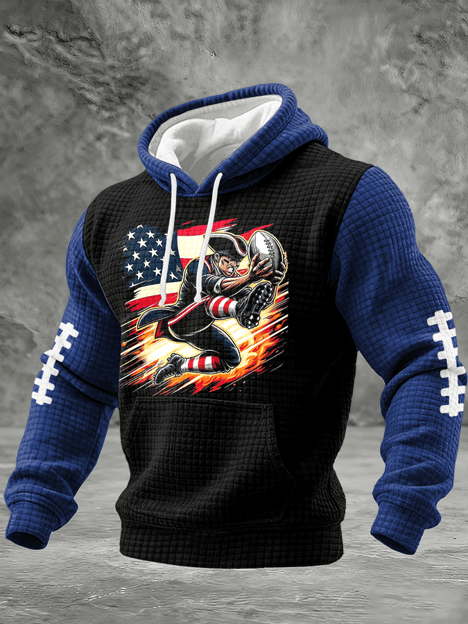 New England Patriots Merch American Flag Hoodie New England Patriots Clothing Fan Gifts