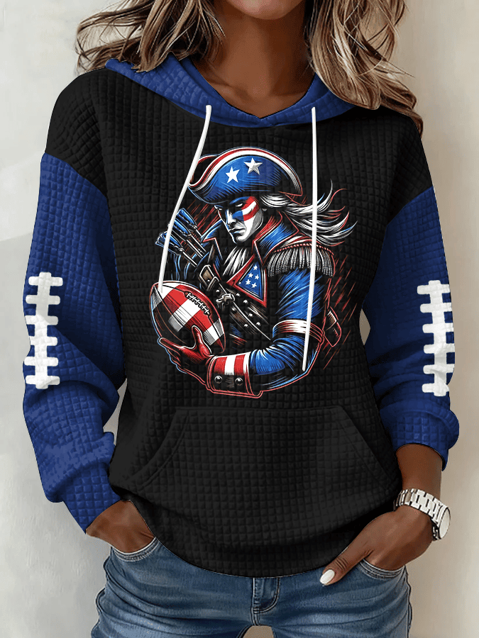 New England Patriots Merch Football Hoodie Pat Patriots Hooded Sweatshirt Fans Gifts
