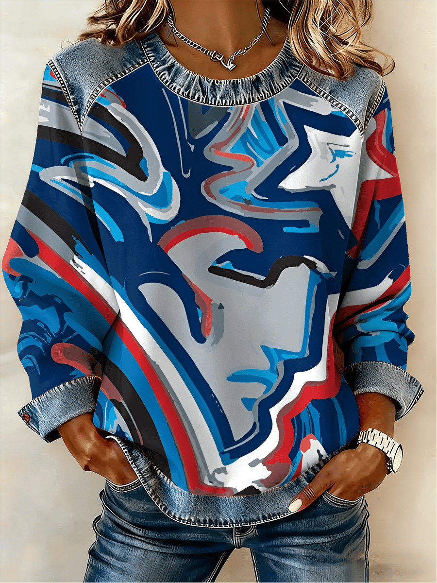 New England Patriots Merch Football Sweatshirt New England Patriots Apparel Football Lover Gift