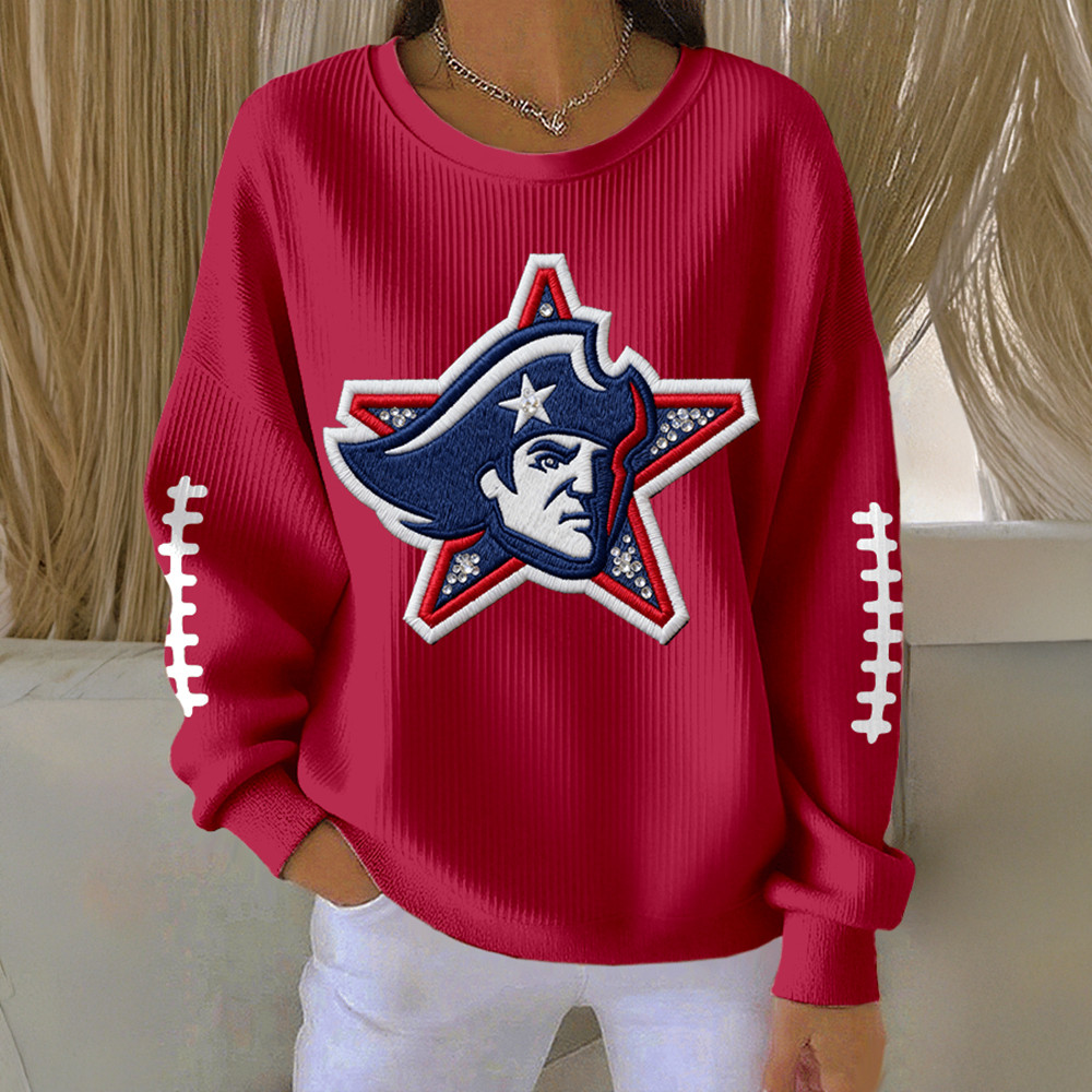 New England Patriots Merch Football Sweatshirt Pat Patriot Clothing Gift For Football Fans