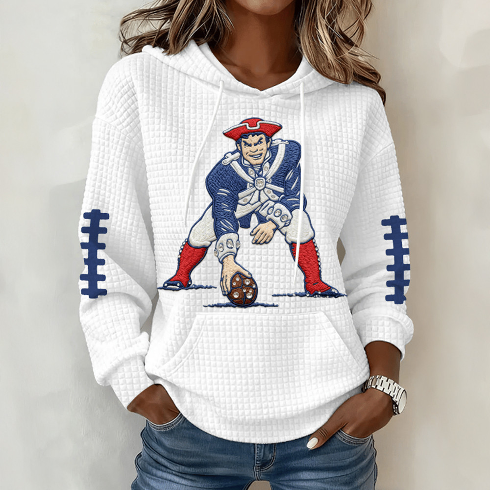 New England Patriots Merch Pat Patriot Hoodie Game Day Apparel Gift For Football Lover