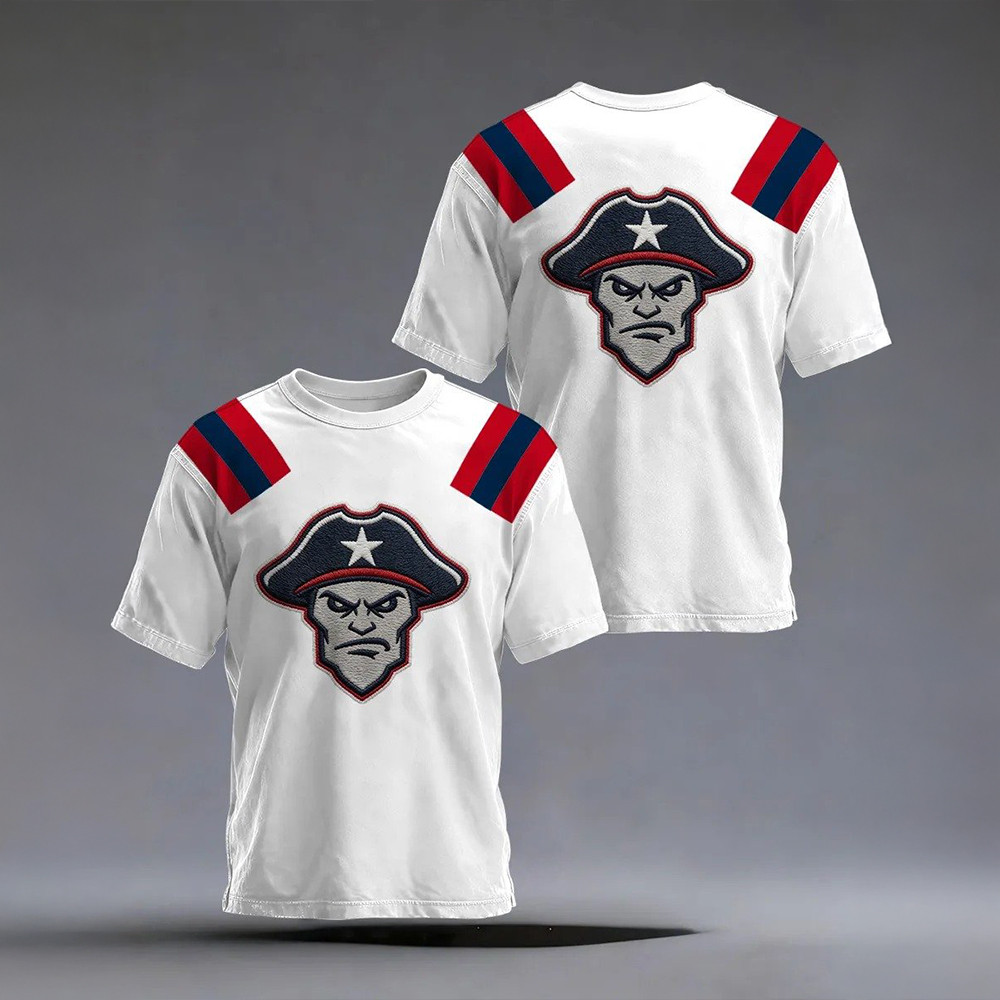 New England Patriots Merch Pat Patriot T-Shirt Nfl Football Clothes Cool Gift For Him