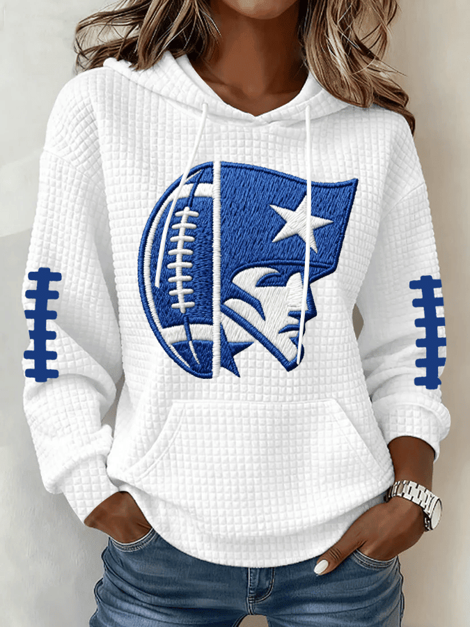 New England Patriots Merch Pat Patriots Hoodie Football Hooded Sweatshirt Gift Ideas For Fans