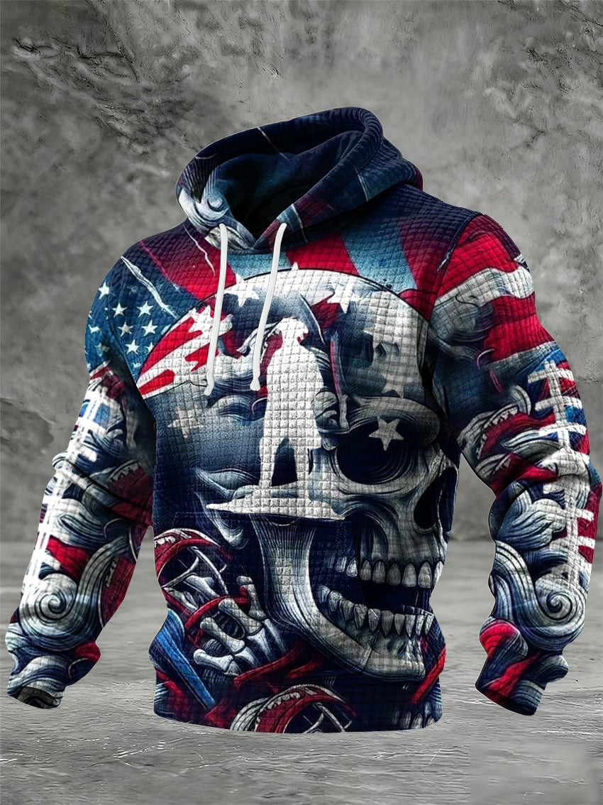New England Patriots Merch Skull Graphic Pat Patriots Hoodie Football Clothing Gifts