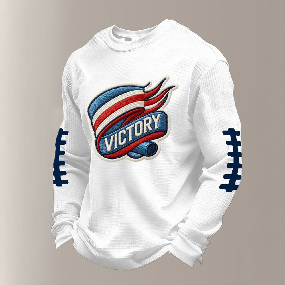 New England Patriots Merch Victory Long Sleeve Shirt Game Day Apparel Football Gifts