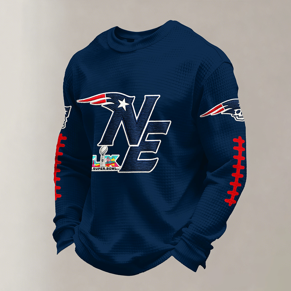 New England Patriots X Bad Bunny Football Long Sleeve Shirt Super Bowl Halftime Show Merch