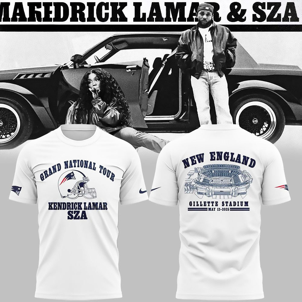 New England Patriots x Kendrick Lamar x SZA Grand National Tour Shirt Fans Gift